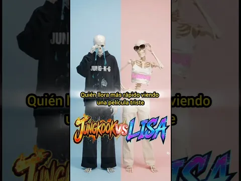 ¿Quién llora más rápido viendo una película triste? ¿Jungkook o Lisa? 🥺😭💧
