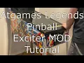 Atgames Legends Pinball exciter upgrade mod tutorial - part 1