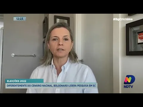 Karina Manarin: destoando do cenário nacional, Bolsonaro lidera pesquisa de intenção de votos em SC