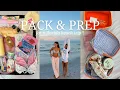 PACK PREP WITH ME for a florida family beach trip
