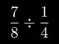 Learn How to Divide Fractions by Multiplying by the Reciprocal Example with divided by