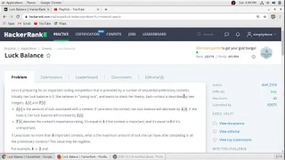 Luck Balance Hacker Rank Solution in C Programming