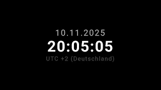 LIVE Clock Uhr Germany Deutschland UTC 2 