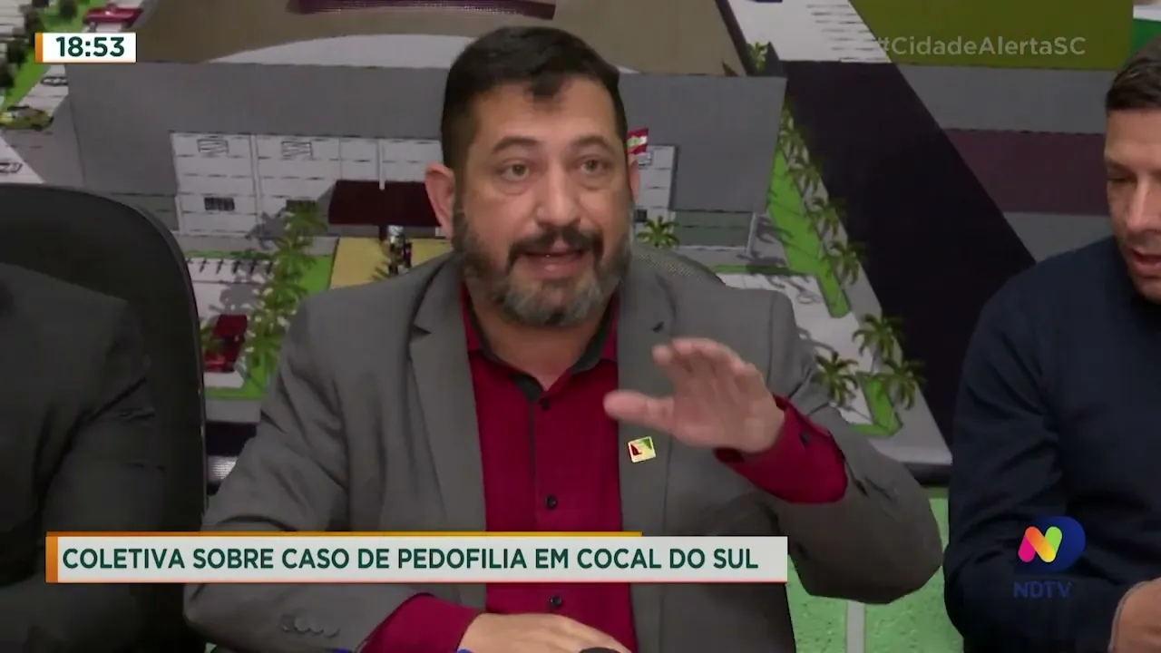 Prefeitura de Cocal do Sul convoca coletiva de imprensa sobre o caso de pedofilia em escola