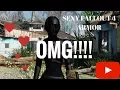 FALLOUT 4 MOD review sexy Ashara fo4 cyborg armor and CROSS - jetpack
