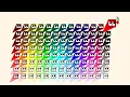 Knife Arena 4 - 100 Color Squares 1 Knife Square League