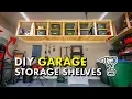 Reclaim your GARAGE w DIY Garage Storage Shelves FREE PLANS