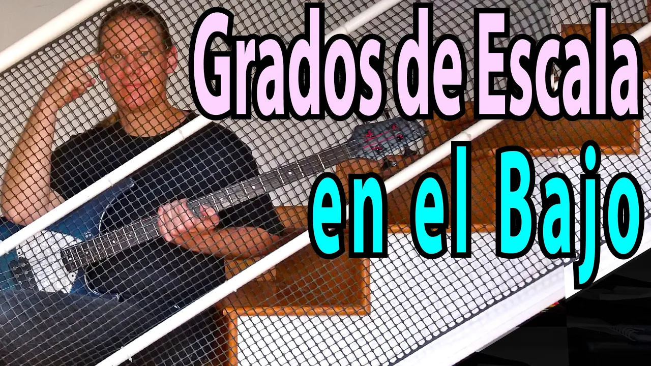 Los Grados Musicales explicados con el Bajo (bases de armonía/teoría musical para principiantes)