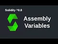 Assembly Variables Solidity 0 8