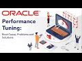 Oracle Database Performance Tuning Oracle Database SQL Performance Issues OPT Tips and Overview