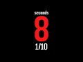 8 Seconds in 10 rounds Interval Timer Workout Timer