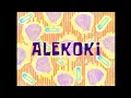 Lagu SpongeBob Music: Alekoki