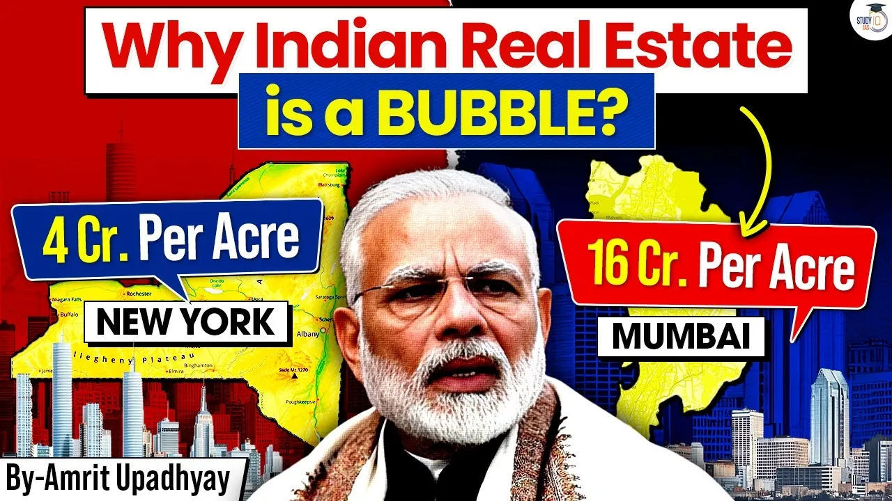 Real Estate Crisis | How Corruption Is Making Indian Homes Unaffordable? | UPSC | StudyIQ IAS