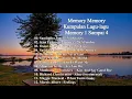 Download Lagu Memory memory kumpulan lagu-lagu memory 1 sampai 4