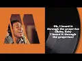 I Heard It Through The Grapevine (Lyric Video) - Marvin Gaye