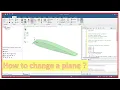 Changing the Plane in ANSYS SpaceClaim for NACA Airfoil Generation