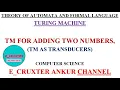 82 Automata - 48 Turing Machine for adding two numbers