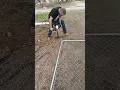 Digging Post holes with a Harbor Freight Predator Auger Orange Grove Texas