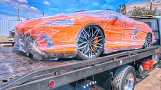 Купили Разбитый McLaren GTS на оживление! Сколько стоят запчасти?