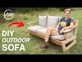 How To Build A Modern Outdoor Sofa DIY