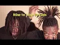 Easy Hightop Dreadlock styles for short and long hair Dreadlock Journey