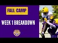 Back to Work LSU fall camp week one thoughts and analysis