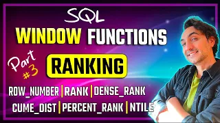 SQL Ranking Window Functions ROW - NUMBER RANK DENSE