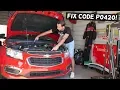 WHAT CAUSES CODE P0420 ENGINE LIGHT CHEVROLET CHEVY GMC BUICK CADILLAC