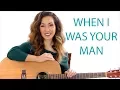When I Was Your Man - Bruno Mars Guitar Tutorial With Play Along