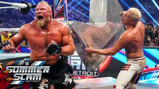 Cody Rhodes Vs Brock Lesnar SummerSlam 2023 Highlights 