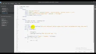 Tugas 7 Sagusanov Javascipt Dasar Pemrograman Javascript Looping