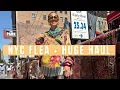 HUGE Fashion Haul Designer Vintage Thrifted Finds and NYC Chelsea Flea Market Vlog