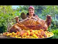 Download Lagu Grandma Roasted a Giant Whole Lamb Over Rice! Unbelievable Way to Serve A Dish!