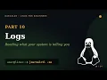Linux for Beginners Logs journalctl debugging workflow
