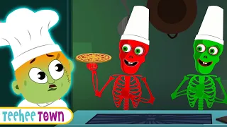Skeletons Cooking At A Halloween Party Spooky Scary Skeleton Songs For Kids TeeheeTown