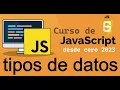 Complete JavaScript Course from Scratch DATA TYPES 6