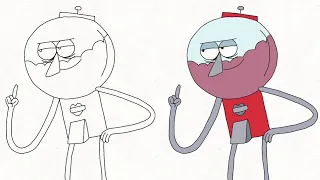 رسم بينسون من كرتون العرض العادي                                    دندنها