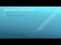14 Installing MongoDb and Mongoose