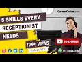 5 Skills Every Receptionist Needs Career Tips Start a New Career
