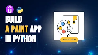 Build A Drawing App With Tkinter and Python Udemy Course link is in description