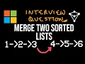 Merge Two Sorted Lists - LeetCode 21