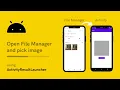 Open file manager and pick photo using Activity Result launcher Best method