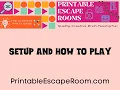 Setup and Game Play by Printable Escape Rooms on Etsy