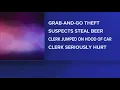 Download Lagu Store employee jumps on hood of getaway car after suspect allegedly steals beer from SA store