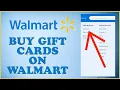 How to Buy Gift Cards on Walmart Online 2024