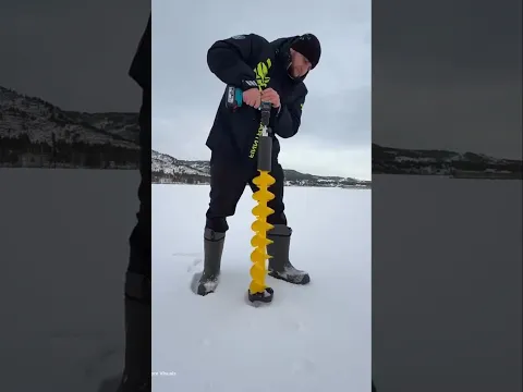 He Drilled Through the Ice… And What Happened Next Was Incredible