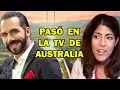 Download Lagu Famosa presentadora Australiana se parte de risa con esta respuesta de Bukele