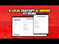 Local ChatGPT AI Server with LM Studio Open WebUI