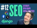 SEO Sitemaps Open Graph and Google Analytics - Deployment with Django