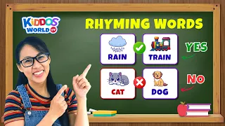 does it rhyme learn rhyming words for kindergarten teaching the rhyming words